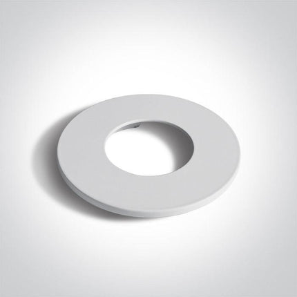 ONE Light | 050042/W WHITE ROUND FIXED RING FOR 10106PF - OEM NORDIC - Quality Parts Distribution