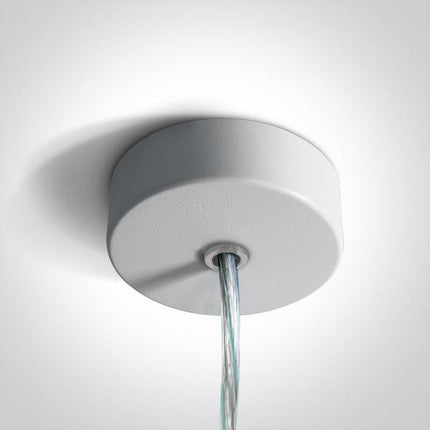 ONE Light | 050122/W WHITE ROUND SUSPENSION BASE FOR PROFILES - OEM NORDIC - Quality Parts Distribution