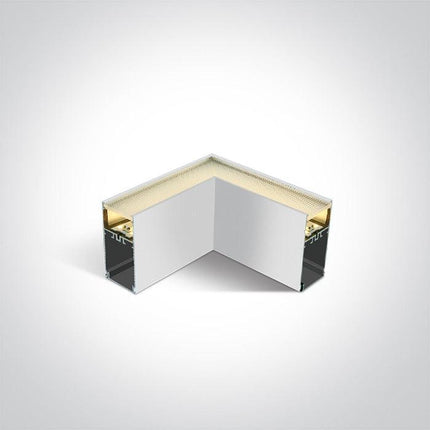 ONE Light | 050170D/W/W WHITE UGR19 LED CORNER 8W WW FOR 38150A 38151A 230V - OEM NORDIC - Quality Parts Distribution