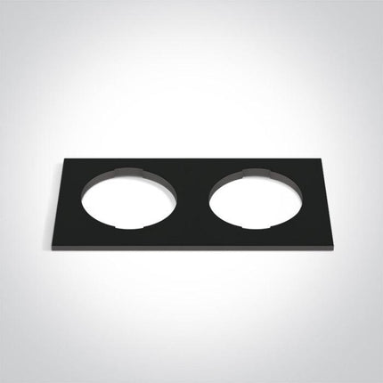 ONE Light | 050182RB/B BLACK DECORATIVE BASE SQUARE DOUBLE FOR 10105H - OEM NORDIC - Quality Parts Distribution