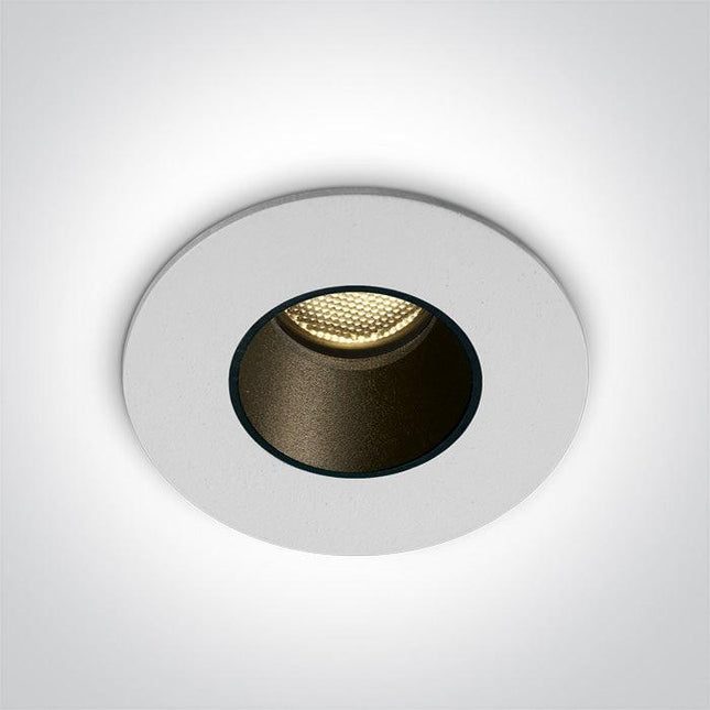 ONE Light | 10102H/W/W WHITE LED 2W WW 700mA IP65 DARK LIGHT - OEM NORDIC - Quality Parts Distribution