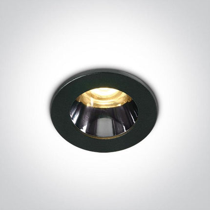 ONE Light | 10103H/B/W BLACK LED 3W WW IP20 38deg 230V DARK LIGHT - OEM NORDIC - Quality Parts Distribution