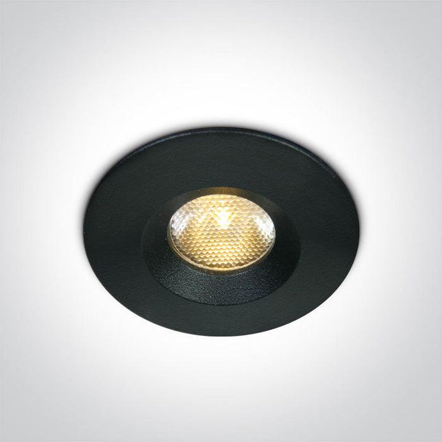 ONE Light | 10103M/B/W BLACK COB LED WW 3W 700mA IP65 - OEM NORDIC - Quality Parts Distribution