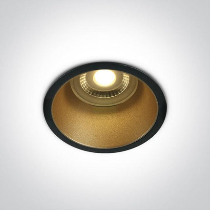 ONE Light | 10105AD/B/BS BLACK GU10 10W BRASS REFLECTOR DARK LIGHT - OEM NORDIC - Quality Parts Distribution