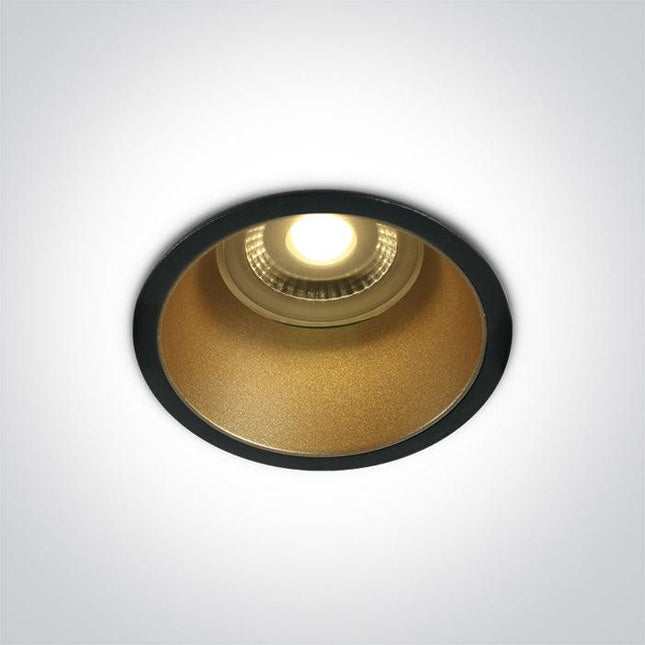 ONE Light | 10105AD/B/BS BLACK GU10 10W BRASS REFLECTOR DARK LIGHT - OEM NORDIC - Quality Parts Distribution