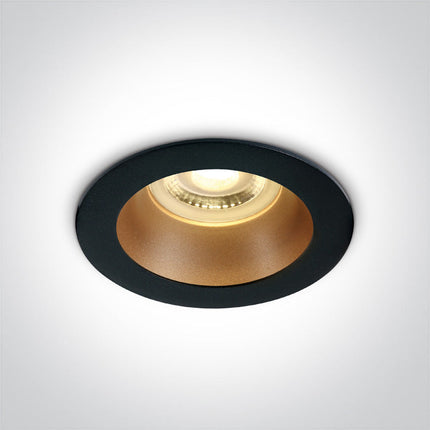 ONE Light Spotlight 10W IP20 Black-Brass 10105M/B/BS