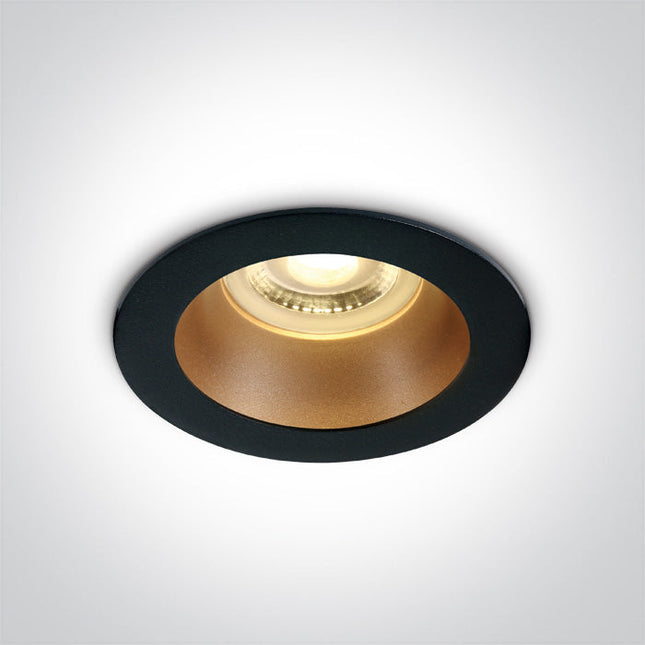 ONE Light Spotlight 10W IP20 Black-Brass 10105M/B/BS