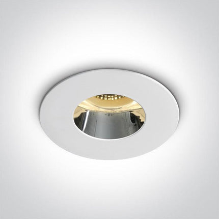 ONE Light | 10105MD/W/C WHITE GU10 10W CHROME REFLECTOR DARK LIGHT - OEM NORDIC - Quality Parts Distribution
