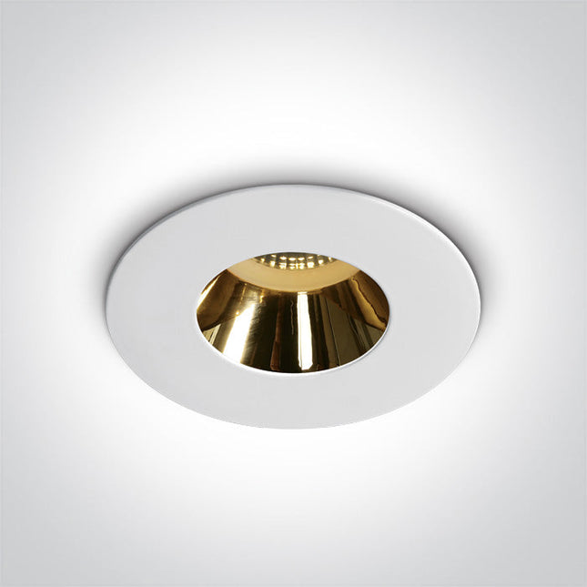 ONE Light Spotlight 10W IP20 White-Gold 10105MD/W/GL