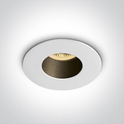 ONE Light | 10105MD/W/B WHITE GU10 10W MATT BLACK REFLECTOR DARK LIGHT - OEM NORDIC - Quality Parts Distribution