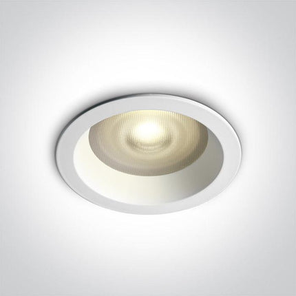 ONE Light | 10105R2P/W WHITE PRISMATIC GU10 10W IP65 DARK LIGHT - OEM NORDIC - Quality Parts Distribution
