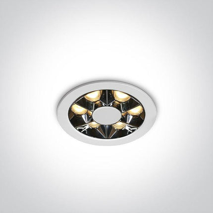ONE Light | 10106X/W/W WHITE RECESSED LED 6W WW IP20 38deg 230V DARK LIGHT - OEM NORDIC - Quality Parts Distribution