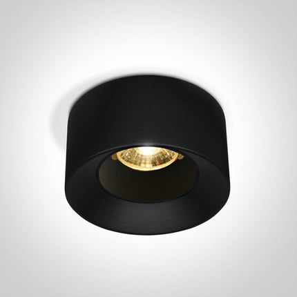 ONE Light Spotlight 7W 600lm 3000K CRI90 38° IP20 Black 10107A/B/W