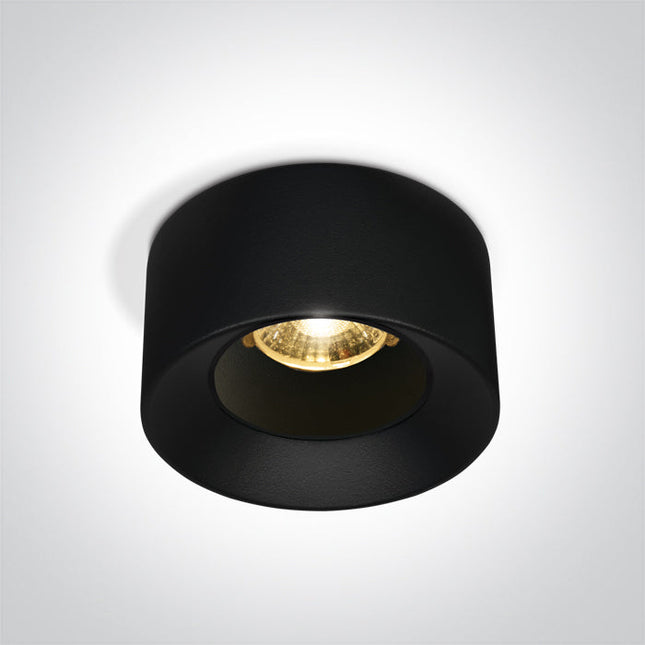 ONE Light Spotlight 7W 600lm 3000K CRI90 38° IP20 Black 10107A/B/W