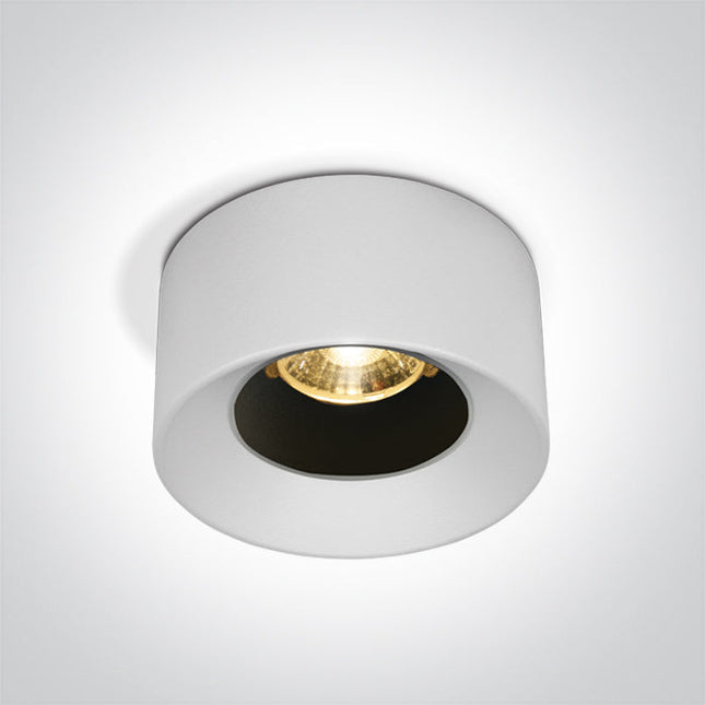 ONE Light Spotlight 7W 600lm 3000K CRI90 38° IP20 White 10107A/W/W