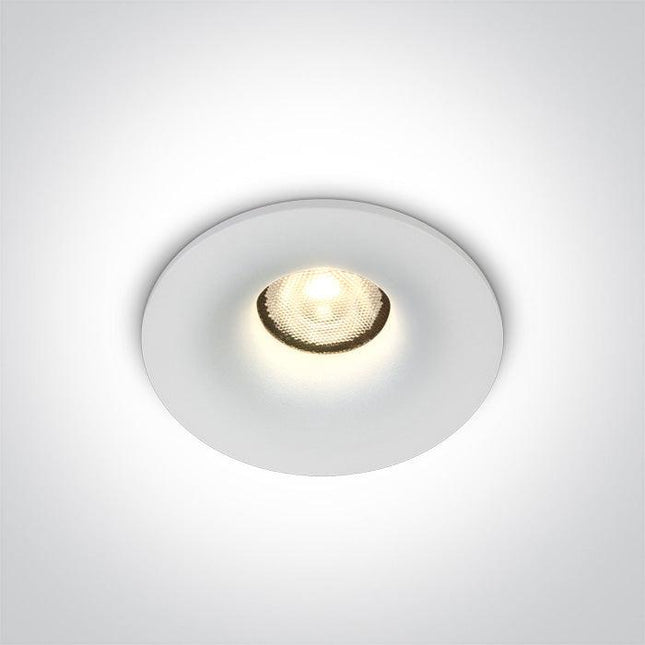 ONE Light | 10107DB/W/W WHITE LED 6,5W WW 36deg IP65 700mA DARK LIGHT - OEM NORDIC - Quality Parts Distribution