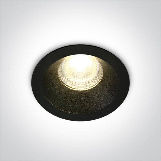 ONE Light | 10107DC/B/W BLACK LED 7W WW IP20 50deg 230V DARK LIGHT - OEM NORDIC - Quality Parts Distribution