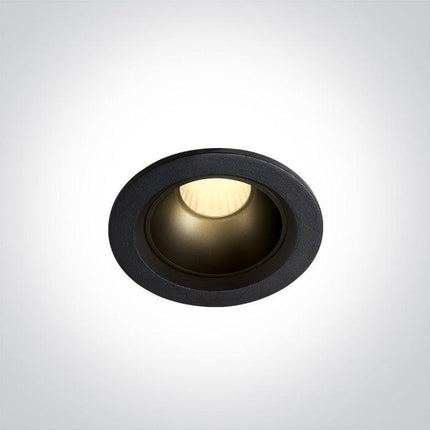 ONE Light | 10107Z/B/W BLACK LED 7W WW IP20 45deg 230V DARK LIGHT - OEM NORDIC - Quality Parts Distribution