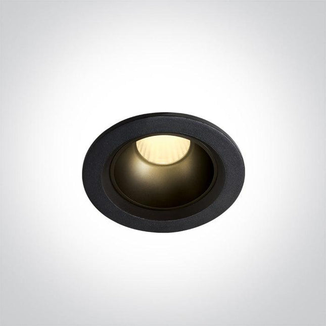 ONE Light | 10107Z/B/W BLACK LED 7W WW IP20 45deg 230V DARK LIGHT - OEM NORDIC - Quality Parts Distribution