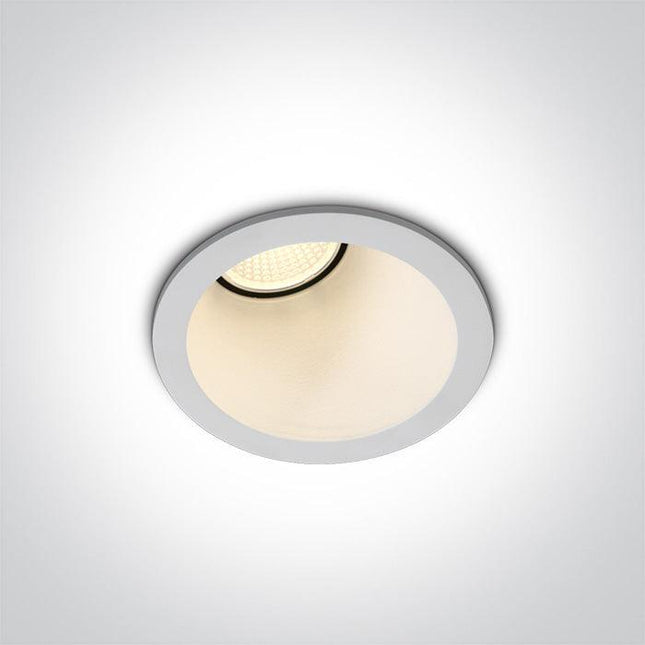 ONE Light | 10108A/W/W WHITE LED 8W WW IP20 50deg ASYMMETRIC 230V DARK LIGHT - OEM NORDIC - Quality Parts Distribution