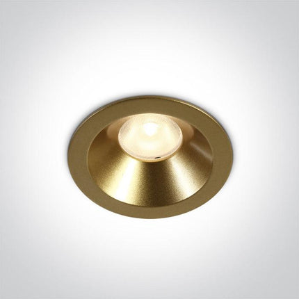 ONE Light | 10108D/BS/W BRASS LED 8W WW 36deg IP20 230V DARK LIGHT - OEM NORDIC - Quality Parts Distribution