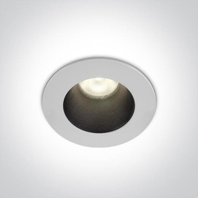 ONE Light | 10108D1/W/W WHITE LED 8W WW 36deg IP20 230V DARK LIGHT - OEM NORDIC - Quality Parts Distribution