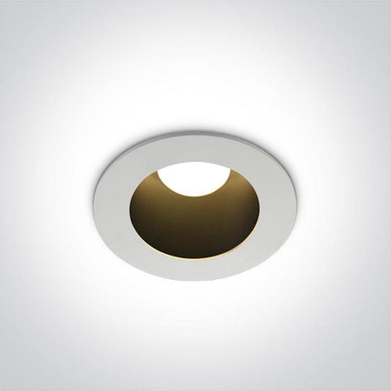 ONE Light | 10108ED/W/B/W WHITE LED 8W WW IP20 230V DARK LIGHT BLACK REFLECTOR - OEM NORDIC - Quality Parts Distribution