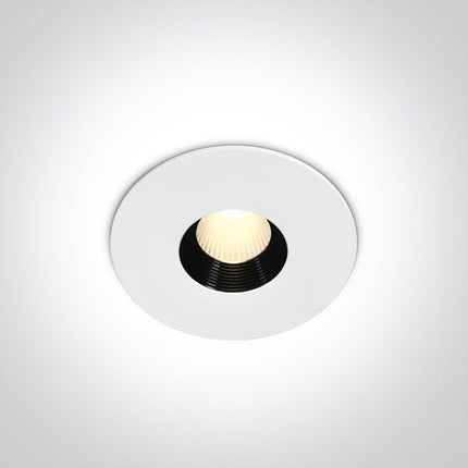 ONE Light Spotlight 8W 600lm 3000K CRI90 36° IP54 White 10108H/W/W