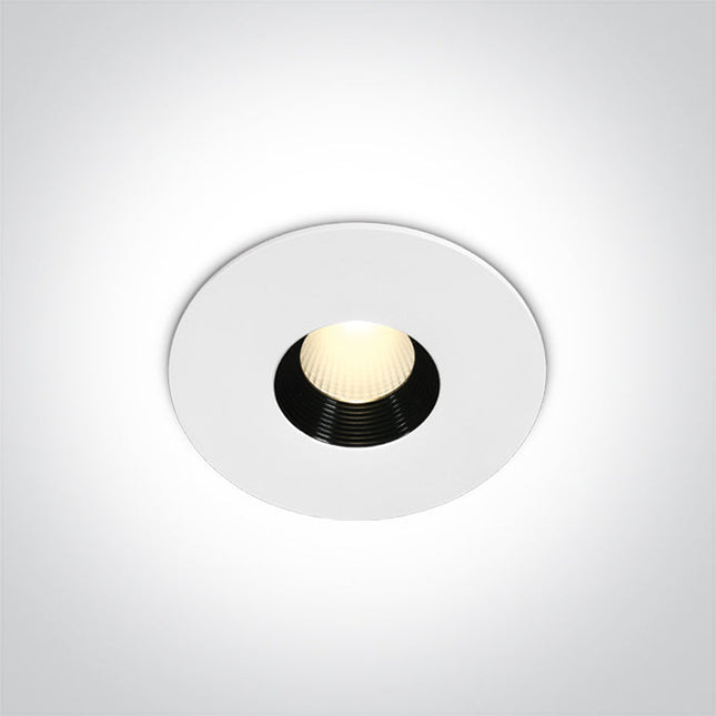 ONE Light Spotlight 8W 600lm 3000K CRI90 36° IP54 White 10108H/W/W