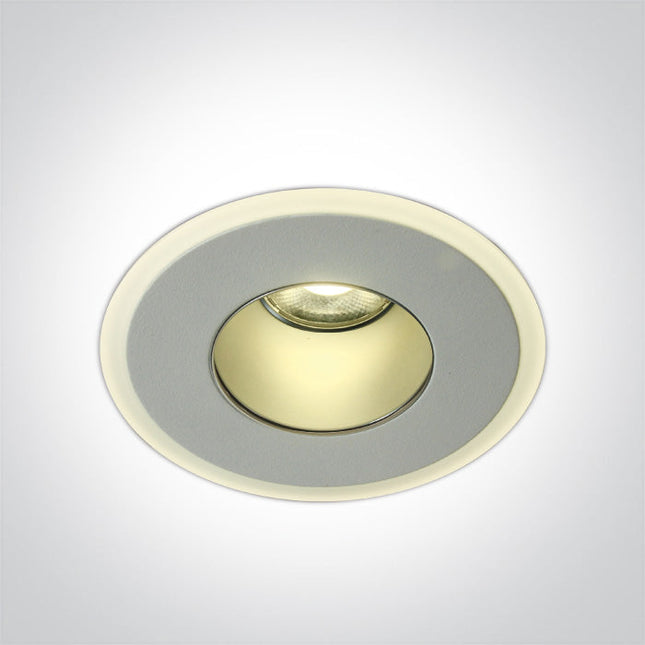 ONE Light Spotlight 8W 560lm 3000K CRI80 24° IP40 White 10108J/W/W
