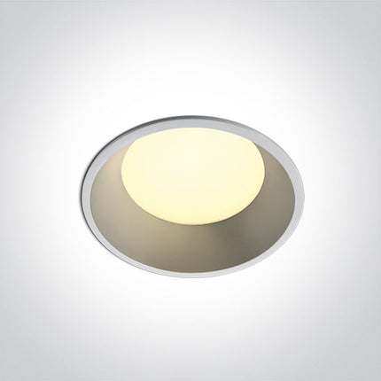 ONE Light LED Downlight 9W 900lm 3000K-4000K-5000K CRI90 IP65 White 10109FD/W/V