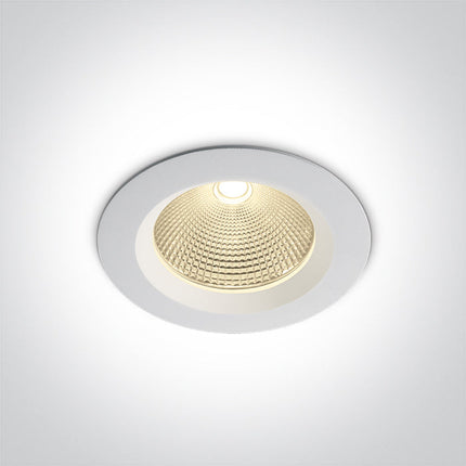 ONE Light LED Downlight 10W 850lm 3000K-4000K-5000K CRI90 60° IP20 White 10110CA/W/V