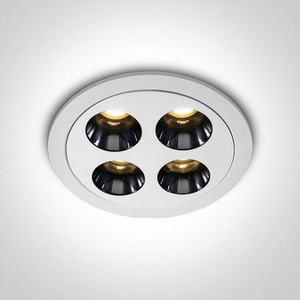 ONE Light | 10110H/W/W WHITE RECESSED LED 10W WW IP20 38deg 230V DARK LIGHT - OEM NORDIC - Quality Parts Distribution