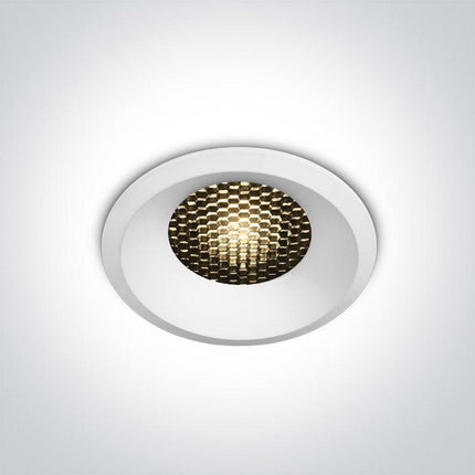 ONE Light | 10112DH/W/W WHITE LED 12W WW IP20 36deg 700mA DARK LIGHT HONEYCOMB - OEM NORDIC - Quality Parts Distribution