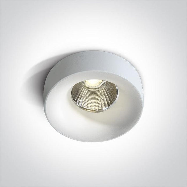 ONE Light | 10112R/W/W WHITE COB LED 12w WW 700mA 50deg DARK LIGHT IP65 - OEM NORDIC - Quality Parts Distribution