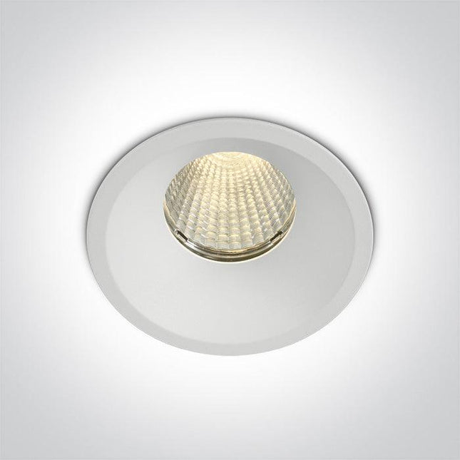 ONE Light | 10112TP/W/EW WHITE COB LED 12w EWW 700mA 38deg IP65 SEMITRIMLESS - OEM NORDIC - Quality Parts Distribution