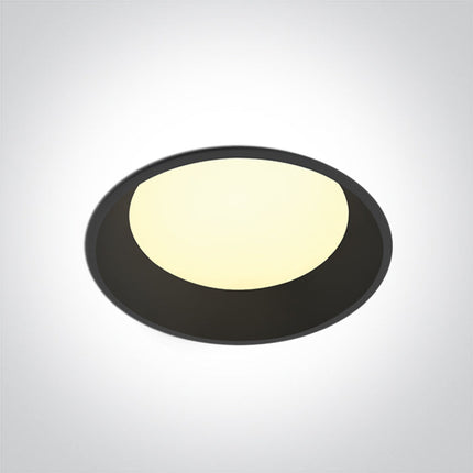 ONE Light LED Downlight 20W 2000lm 3000K-4000K-5000K CRI90 IP65 Black 10120FD/B/V