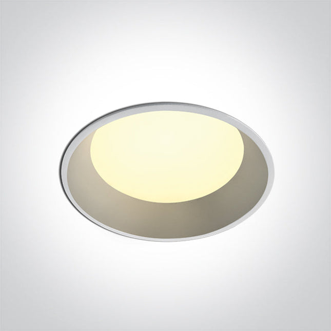ONE Light LED Downlight 20W 2000lm 3000K-4000K-5000K CRI90 IP65 White 10120FD/W/V
