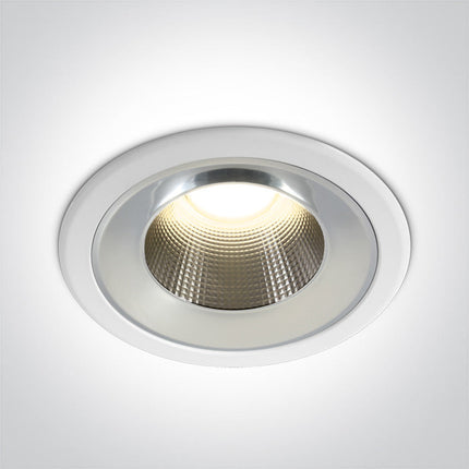 ONE Light LED Downlight 25W 2400lm 3000K CRI80 60° IP54 White 10125TD/W/W