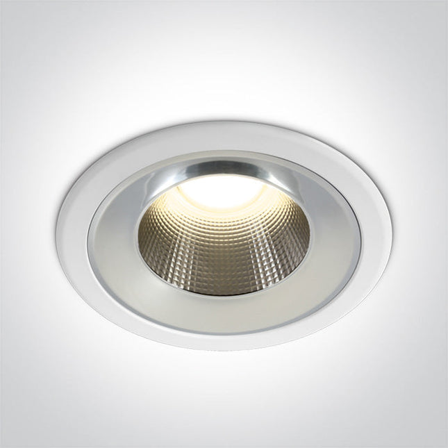 ONE Light LED Downlight 25W 2400lm 3000K CRI80 60° IP54 White 10125TD/W/W