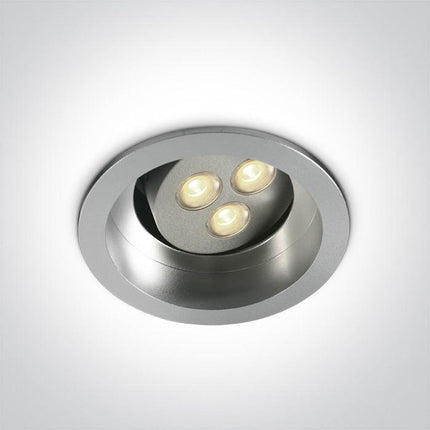 ONE Light | 11103D/G/W GREY LED 3w WW SEMI-TRIMLESS 350mA - OEM NORDIC - Quality Parts Distribution