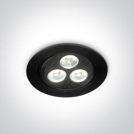 ONE Light | 11103LB/D/35 BLACK LED DL 3w 35d 350mA - OEM NORDIC - Quality Parts Distribution