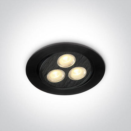 ONE Light | 11103LB/W/35 BLACK LED WW 3w 35d 350mA - OEM NORDIC - Quality Parts Distribution