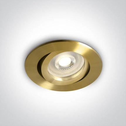 ONE Light | 11105A1/BBS BRUSHED BRASS ADJUSTABLE GU10 10W - OEM NORDIC - Quality Parts Distribution