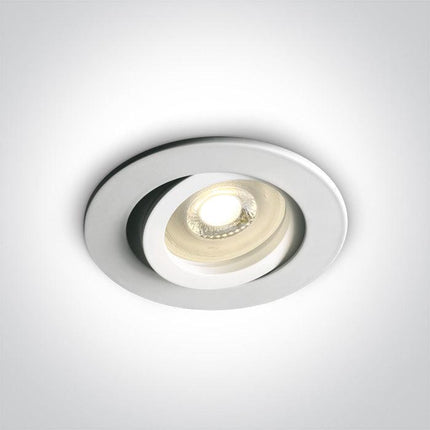 ONE Light | 11105A1/W WHITE ADJUSTABLE GU10 10W - OEM NORDIC - Quality Parts Distribution