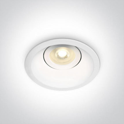 ONE Light | 11105DT/W WHITE GU10 10w DARK LIGHT ADJUSTABLE - OEM NORDIC - Quality Parts Distribution