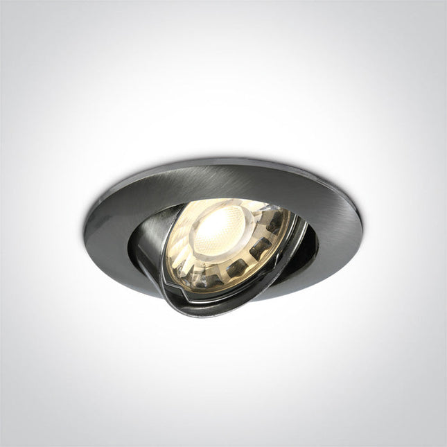 ONE Light Spotlight 10W IP20 Brushed Chrome 11105GU/MC