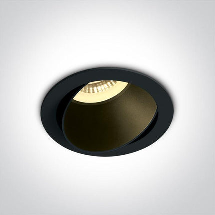 ONE Light | 11105M/B/B BLACK GU10 10W BLACK REFLECTOR DARK LIGHT ADJUSTABLE - OEM NORDIC - Quality Parts Distribution