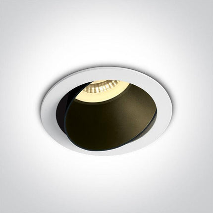 ONE Light | 11105M/W/B WHITE GU10 10W BLACK REFLECTOR DARK LIGHT ADJUSTABLE - OEM NORDIC - Quality Parts Distribution