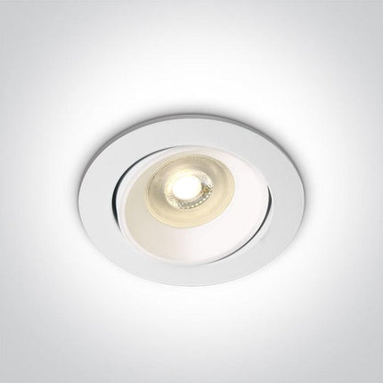 ONE Light | 11105UA/W WHITE GU10 10W ADJUSTABLE - OEM NORDIC - Quality Parts Distribution